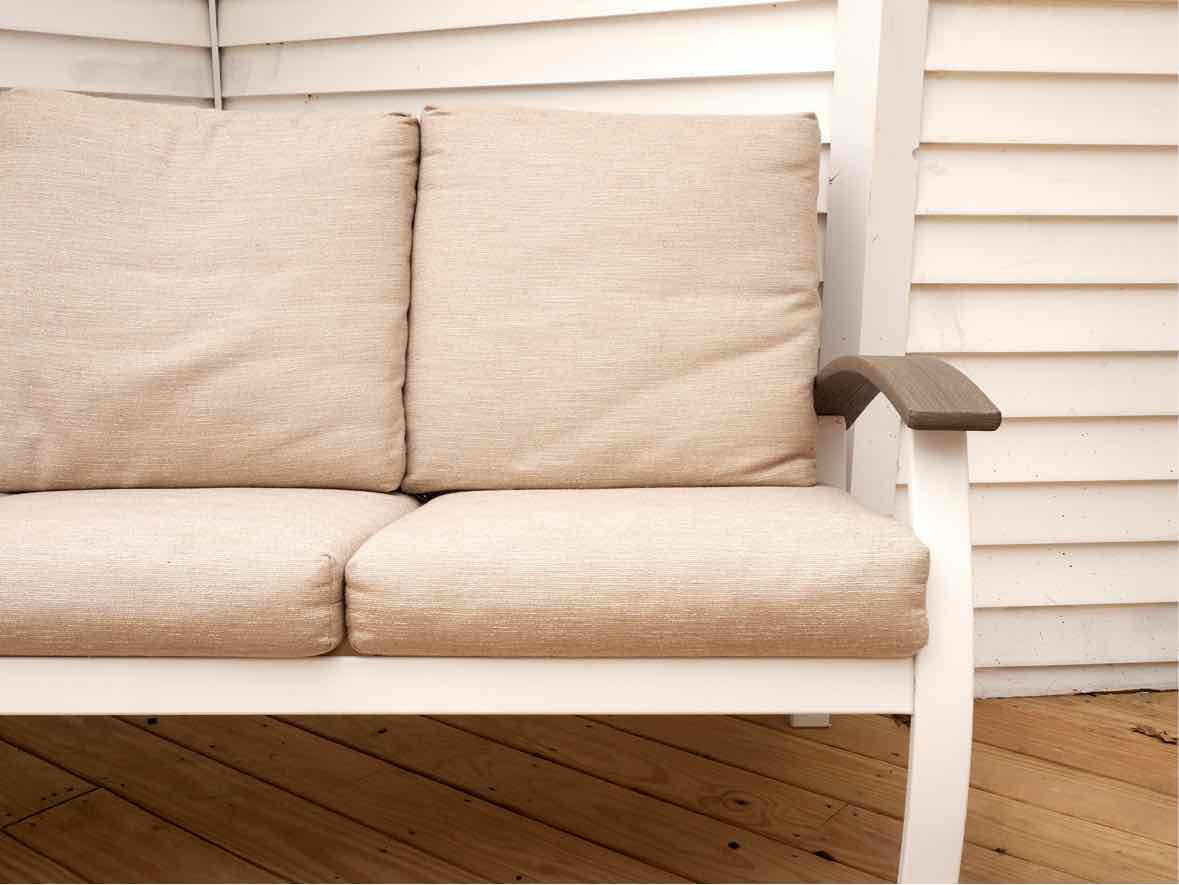 Telescope Casual 'Belle Isle' 3 Cushion Aluminum  Outdoor Sofa