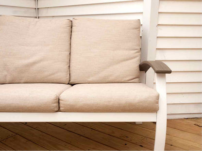 Telescope Casual 'Belle Isle' 3 Cushion Aluminum  Outdoor Sofa