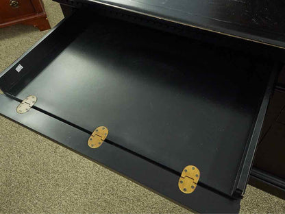 RH St. James Black Finish Desk