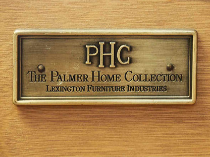 Lexington Palmer Home Collection Tall Chest in Mahogany with Brass Pulls
