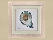 'Atlantic Oyster'White Washed Frame Double Matt Watercolor Print