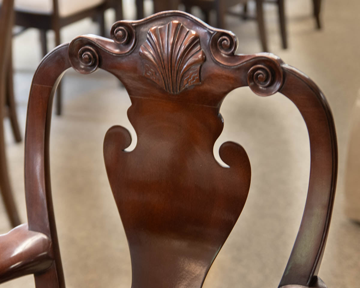Kindel Mahogany Dining Table & Set of Six Chairs