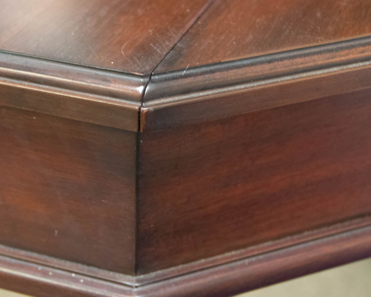 Henkel Harris Octagonal Side Table on Pedestal Base