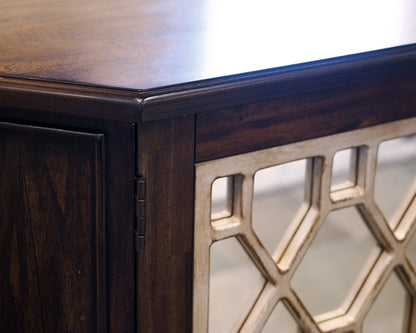 Jofran Casa Bella Mirrored 4-Door Console