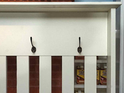 Crosley Furniture  "Ogden' White Finish Lift Top Storage Bench  Coat Rack