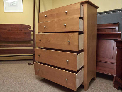 Stanley Solid Ash 5 Drawer  Chest