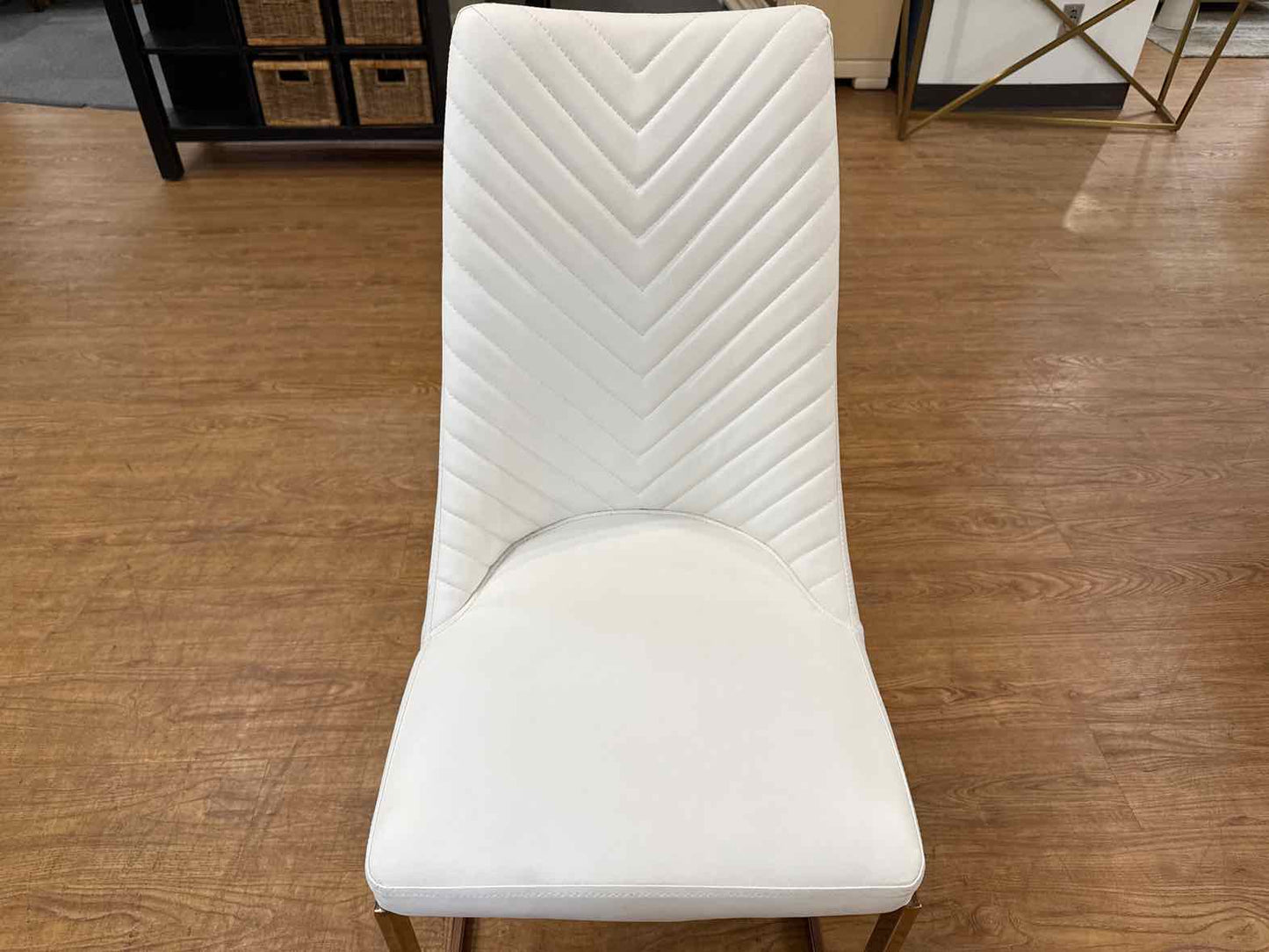 Set Of 4 White Dining Chairs