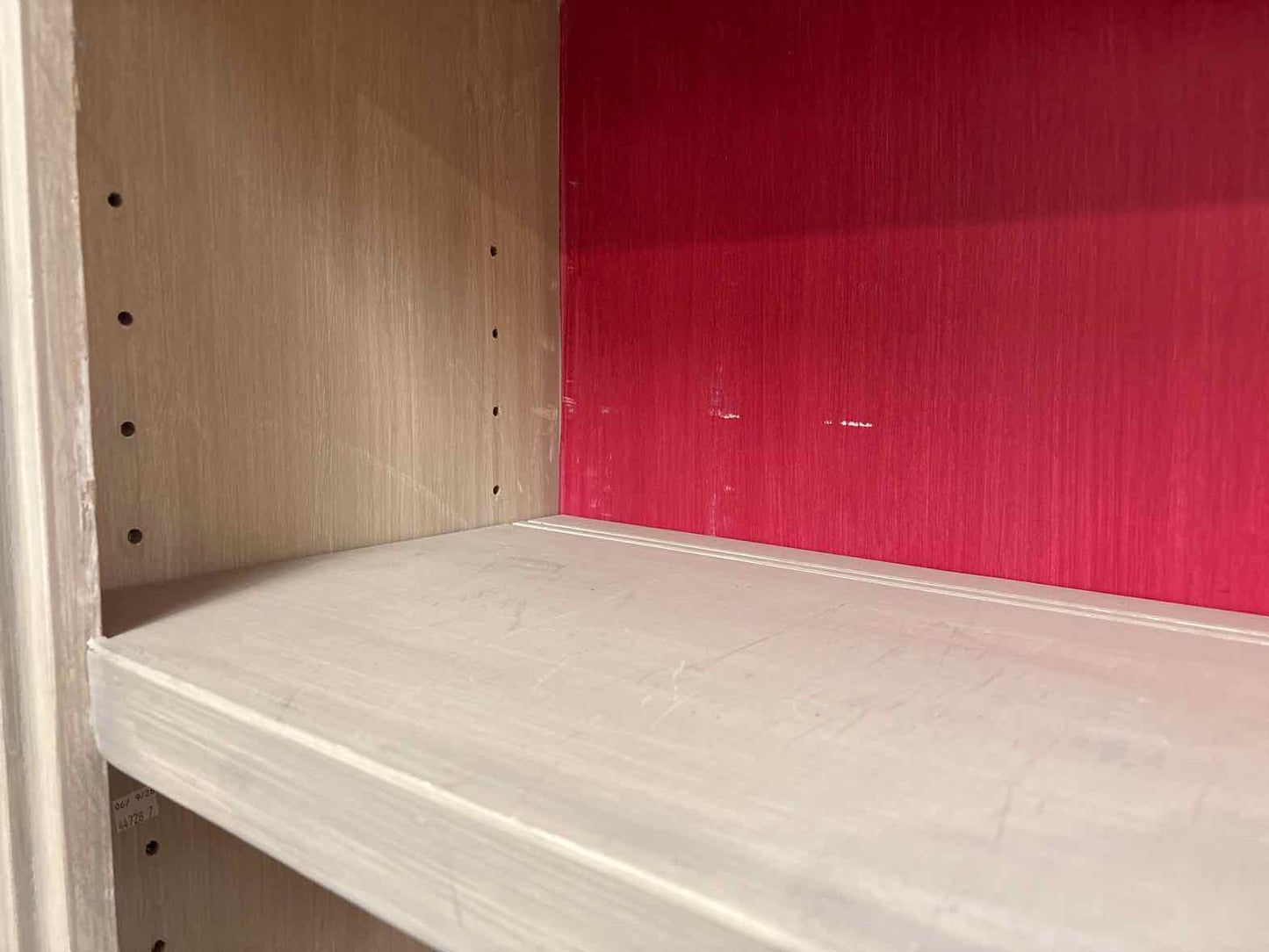 Painted Grey 4-Shelf Bookcase