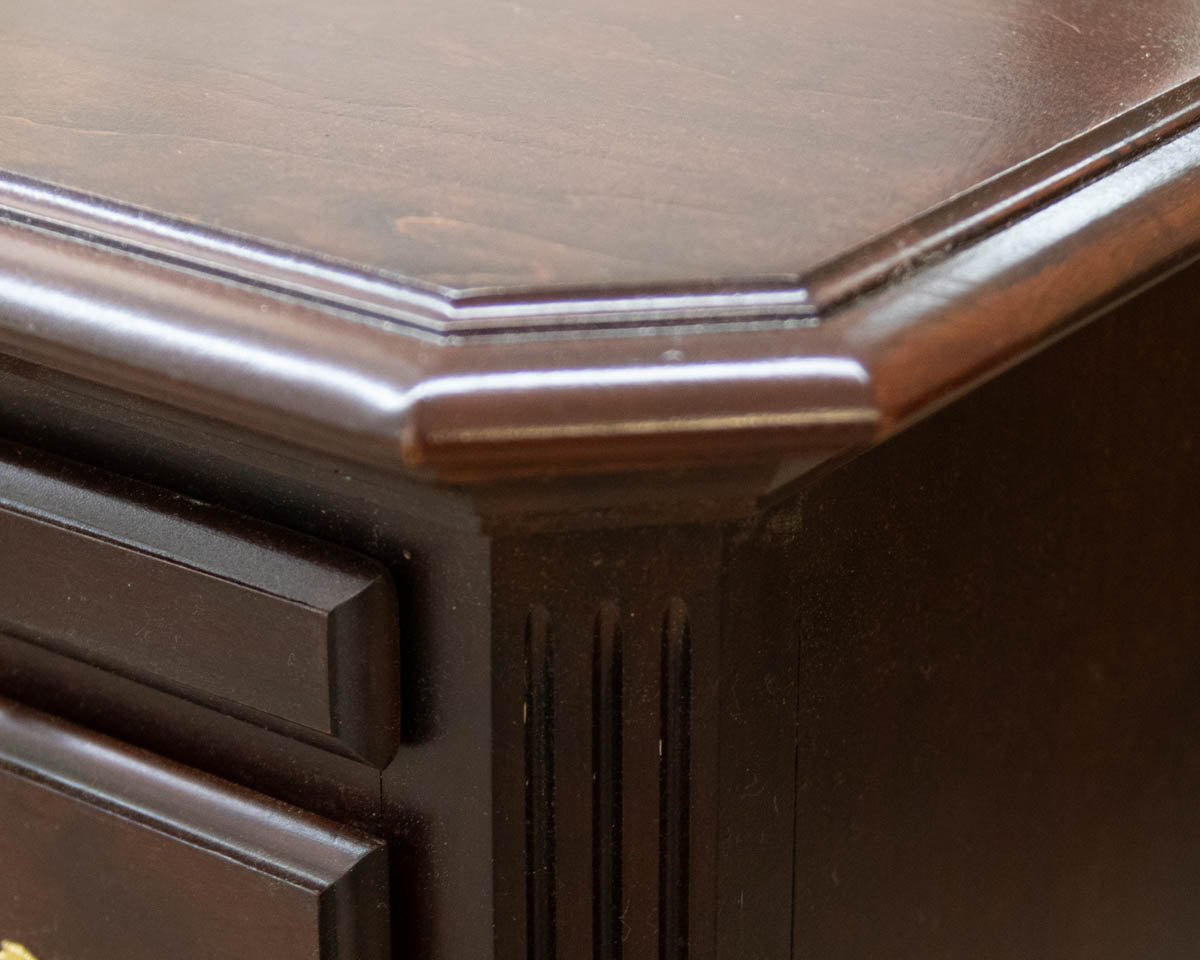 Kincaid Dark Cherry Finish Four Drawer Nightstand
