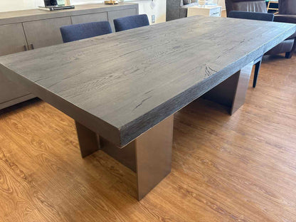 RH I-Beam Rectangular Dining Table