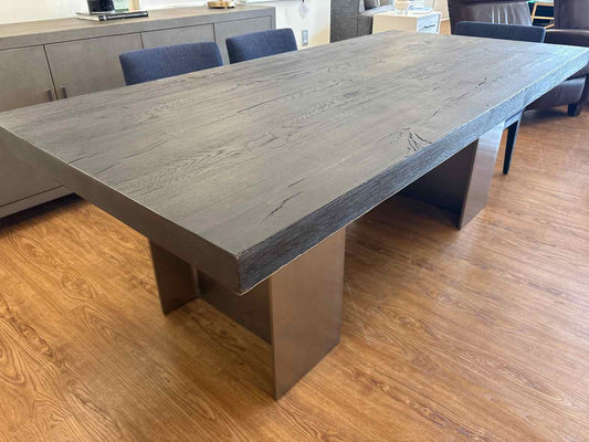 RH I-Beam Rectangular Dining Table