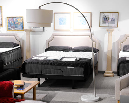 Marble Base Arch Floor Lamp