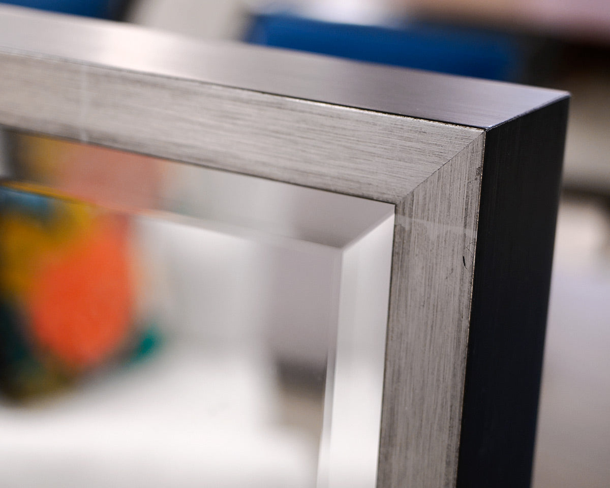 Silver Edged Mirror