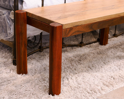 Wooden Teak and Acacia Wooden Bench