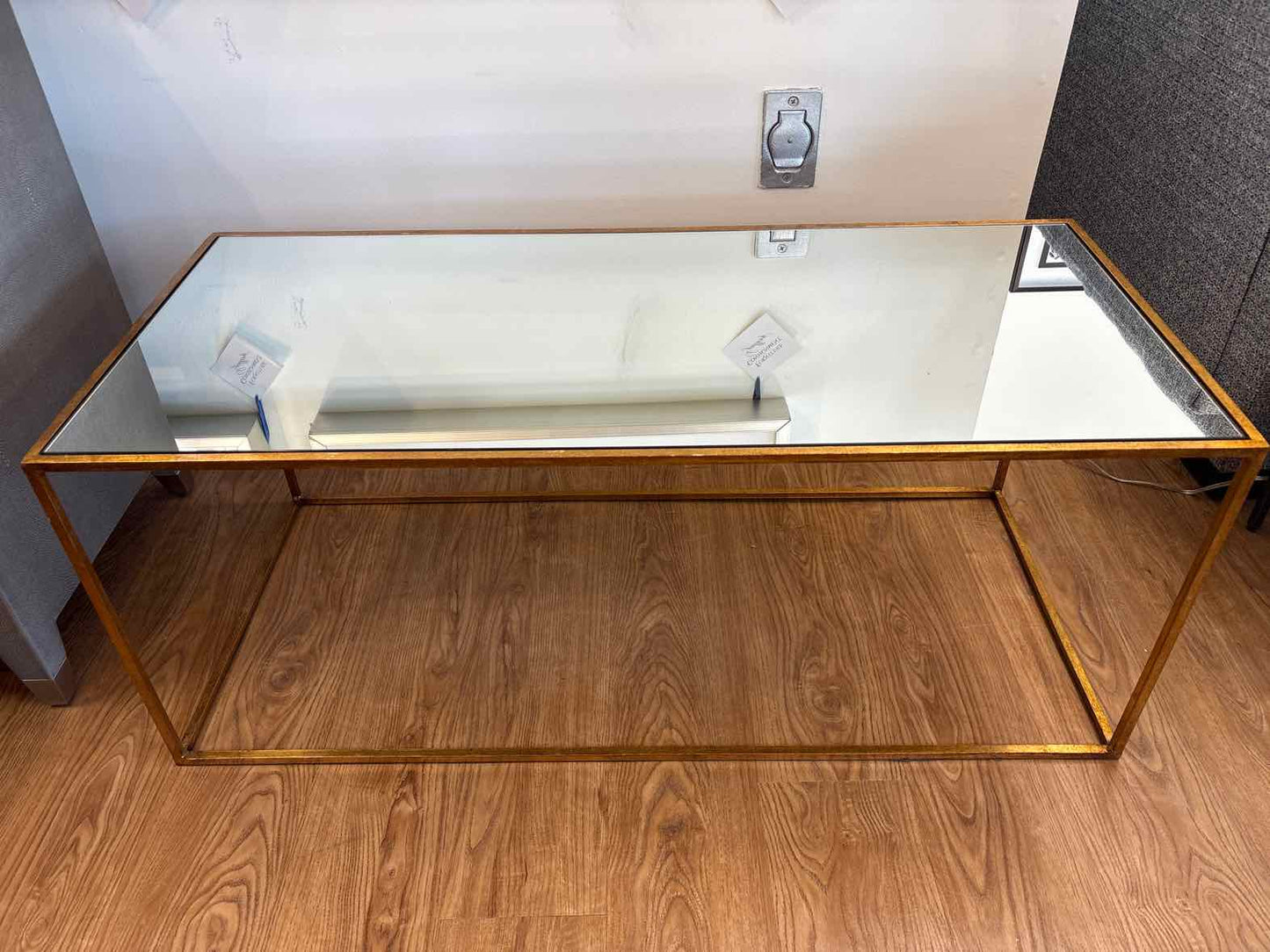 Mirror Top Cocktail Table