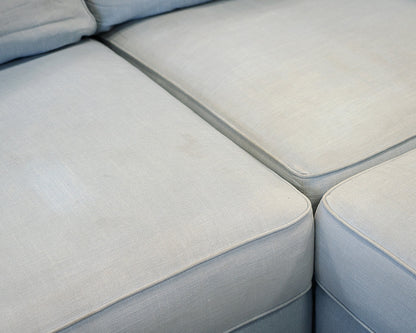 Ethan Allen Sky Blue Sectional