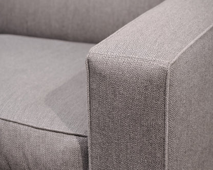 MG+BW Gray Tight Back Sectional