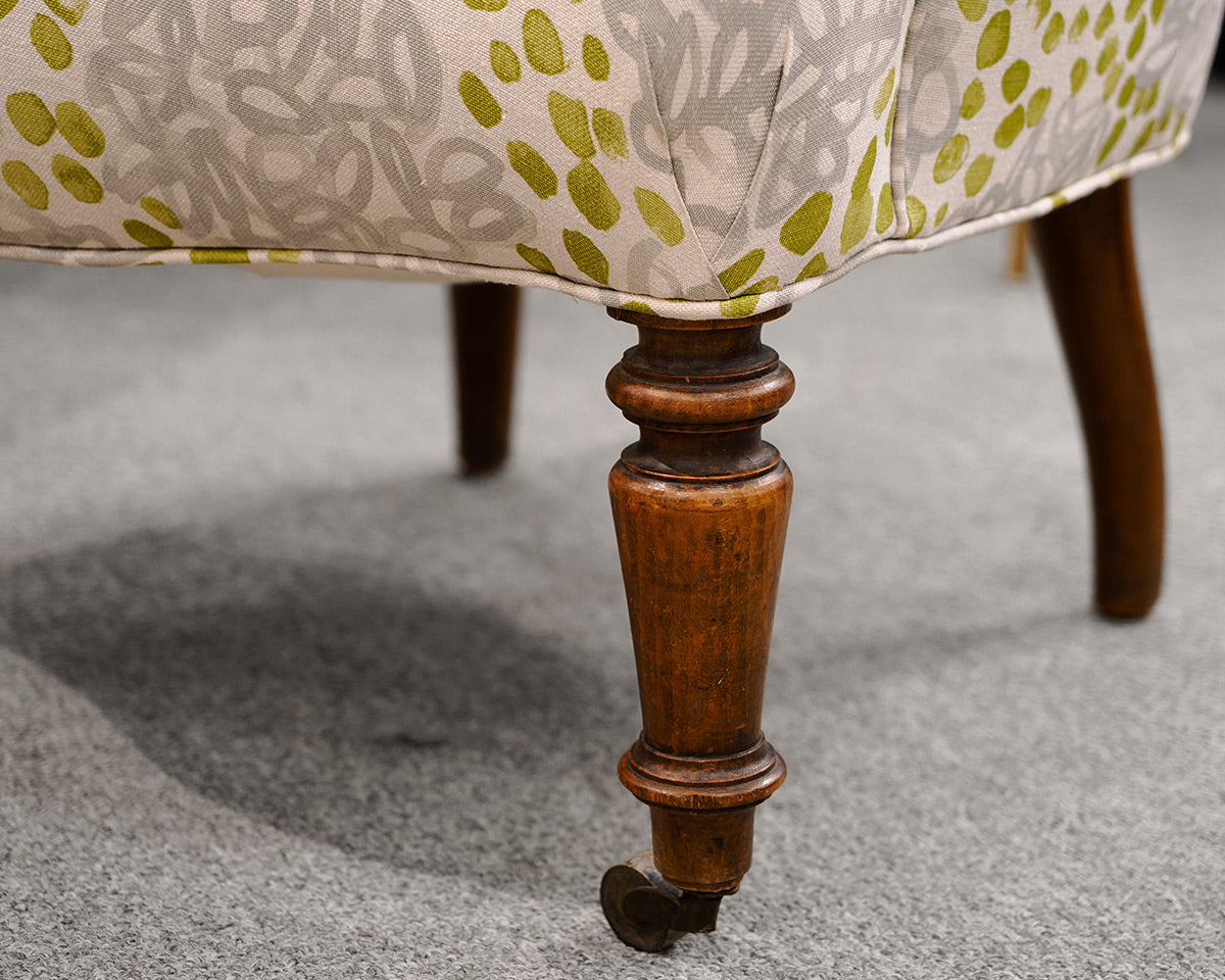 Petite Profile Upholstered Chair