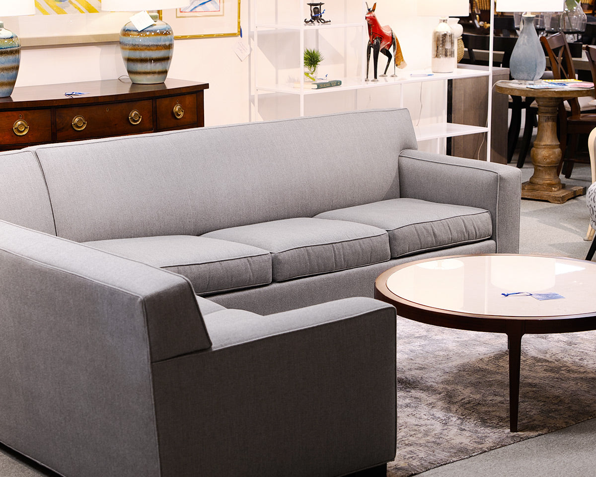 MG+BW Gray Tight Back Sectional