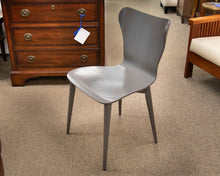 Pair of Crate & Barrel  'Brera Grigio' Bentwood Warm Grey Dining Chairs