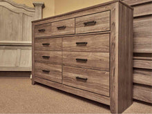 Ashley Furniture 'Zelen' Driftwood Finish Veener 7 Drawer Dresser