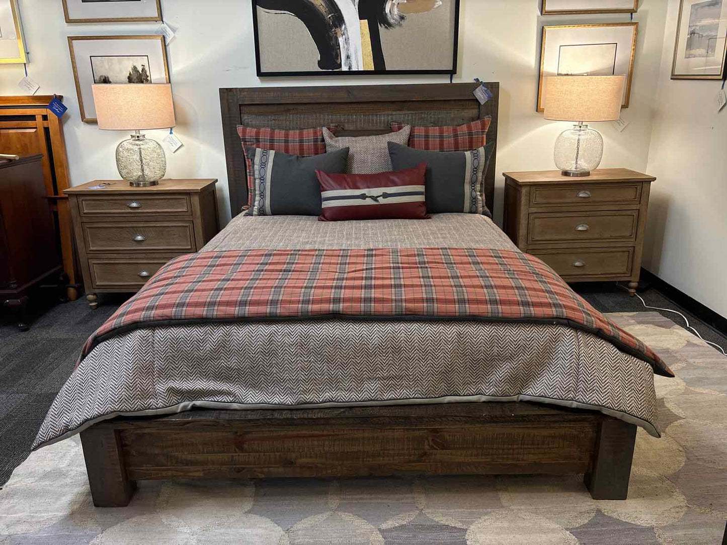 IFD 'Loft' Brown Queen Bed