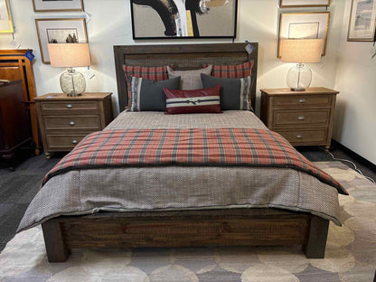 IFD 'Loft' Brown Queen Bed