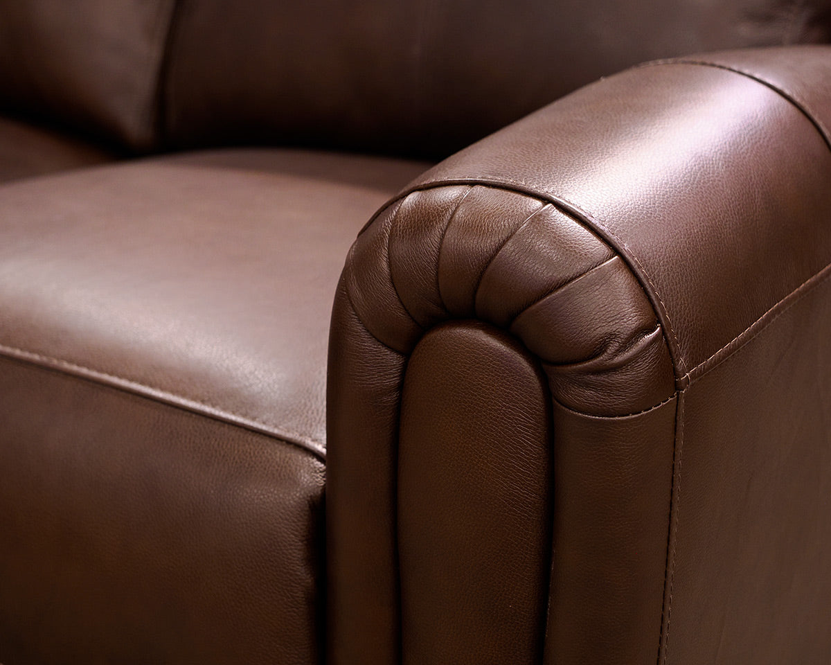 Leather Italia USA Two Cushion Love Seat