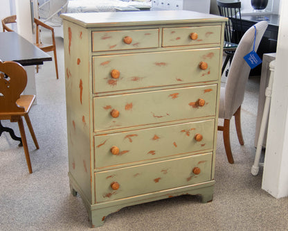 Solid Rock Maple Six Drawer Chest