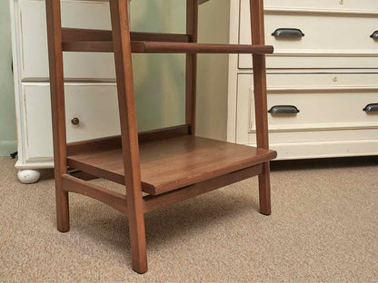 Cherry Ladder Style 5 Shelf Bookcase