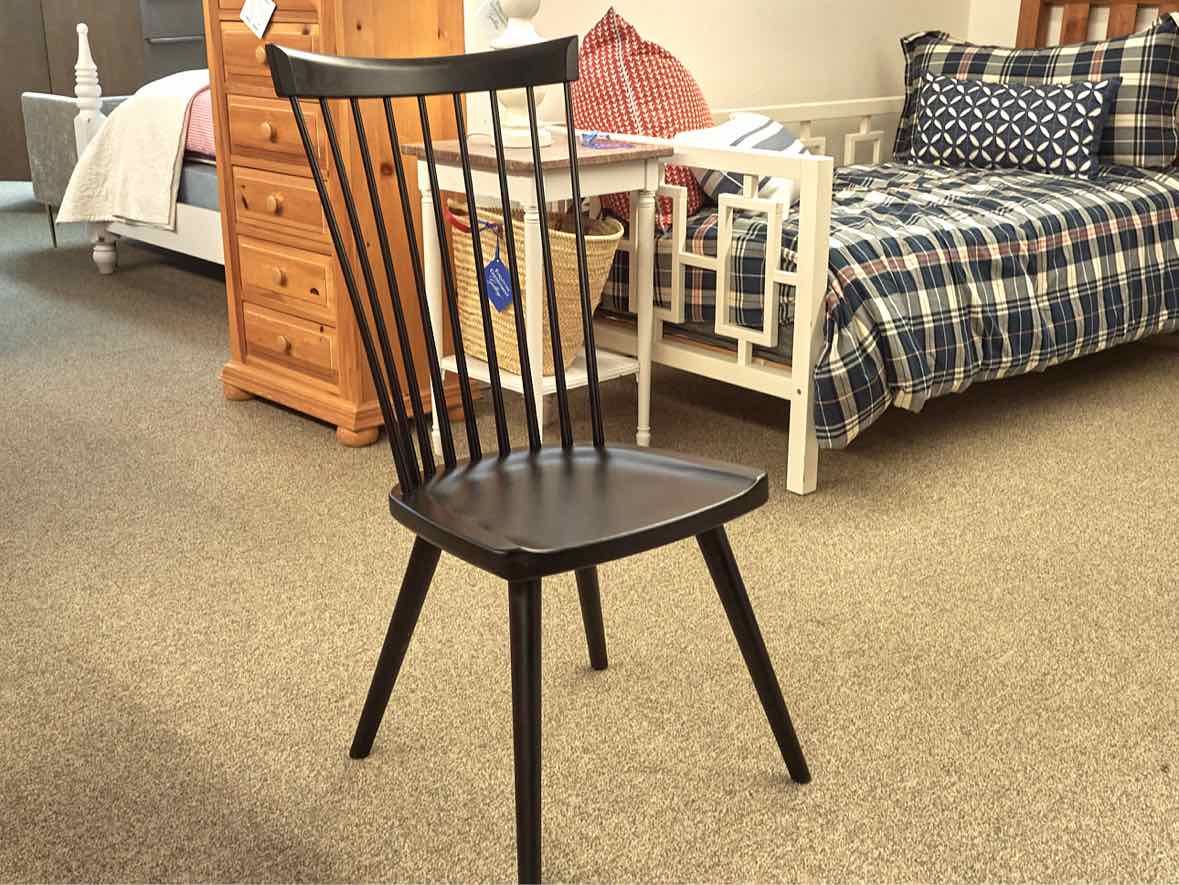 Gat Creek Jenna Dining Chair in Maple with Classic Black Finish