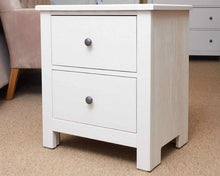 Vaughan Bassett  'Fundamentals' 2 Drawer Oak White Finish Nightstand
