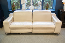 Italia Motion 2 Seat Recliner Sofa in Bisque Color Leather