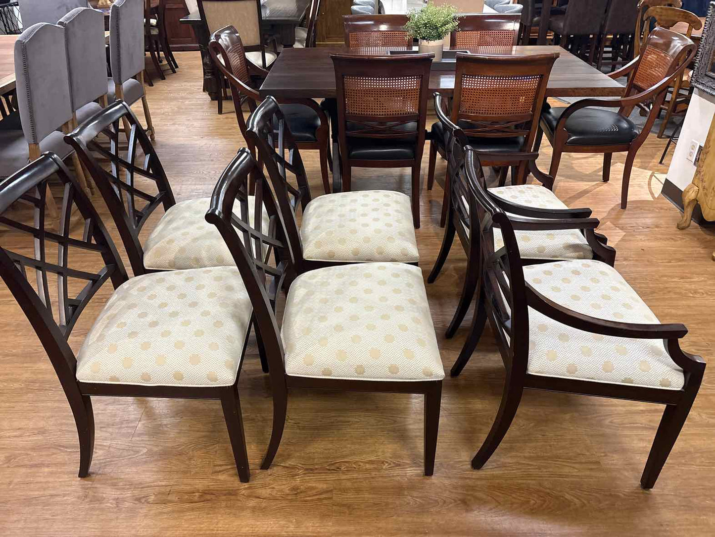Ethan Allen Set of 6 'Jacqueline' Dining Chairs