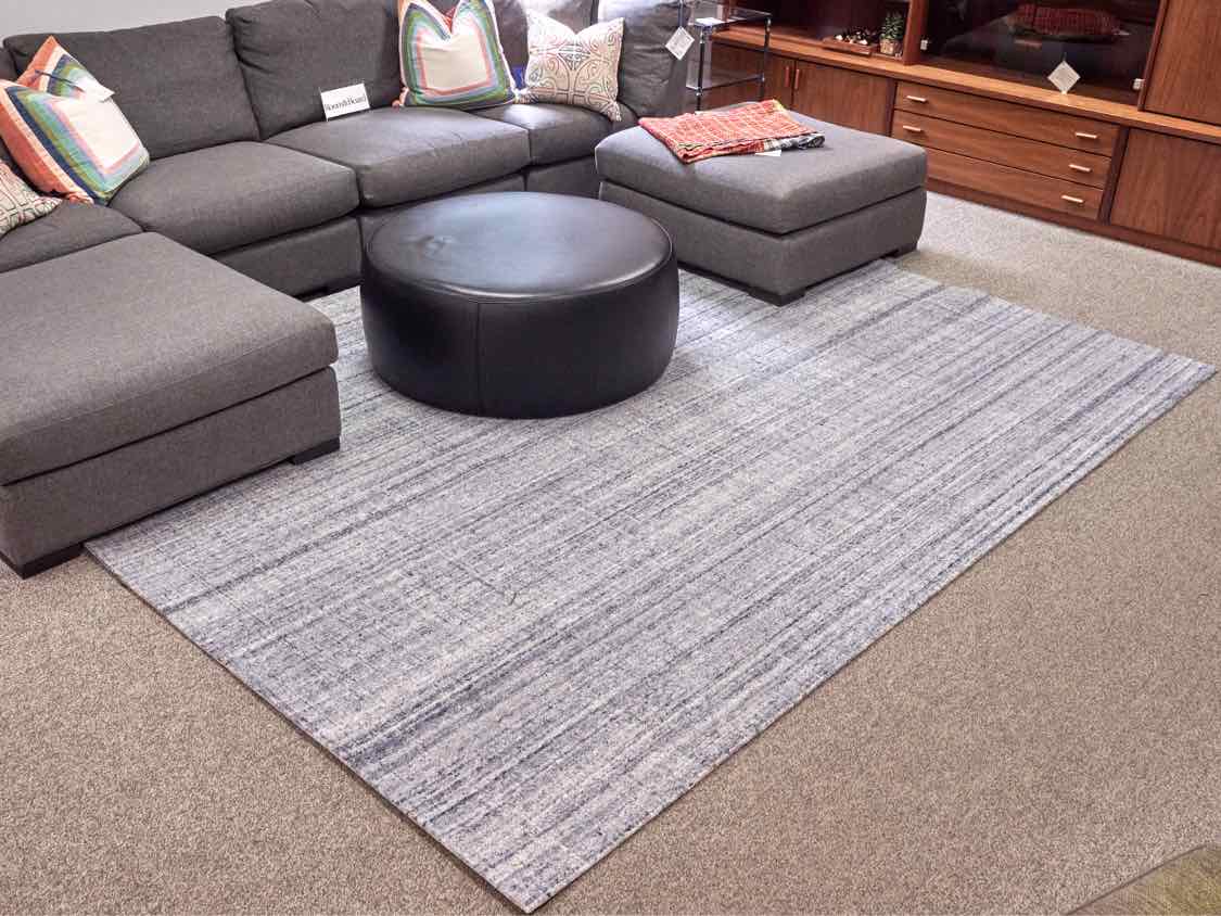 Dash & Albert Annie Selke Wool Area Rug in Blue & Grey