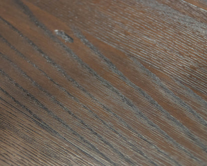 Pottery Barn Cocktail Table in Dark Finish Oak with Drawer