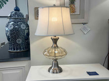 Silver and Glass Lamp