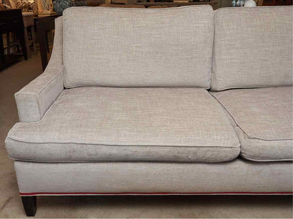 Duralee Barnes ' Dove Gray'  Upholstered  2 Cushion  Sofa
