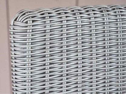 Set of 4 Crate & Barrel 'Captiva' Outdoor Dining Chairs in 'Seaside White'