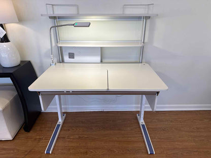 Moll 'Champion' Adjustable Height Desk With Flex Deck Extension