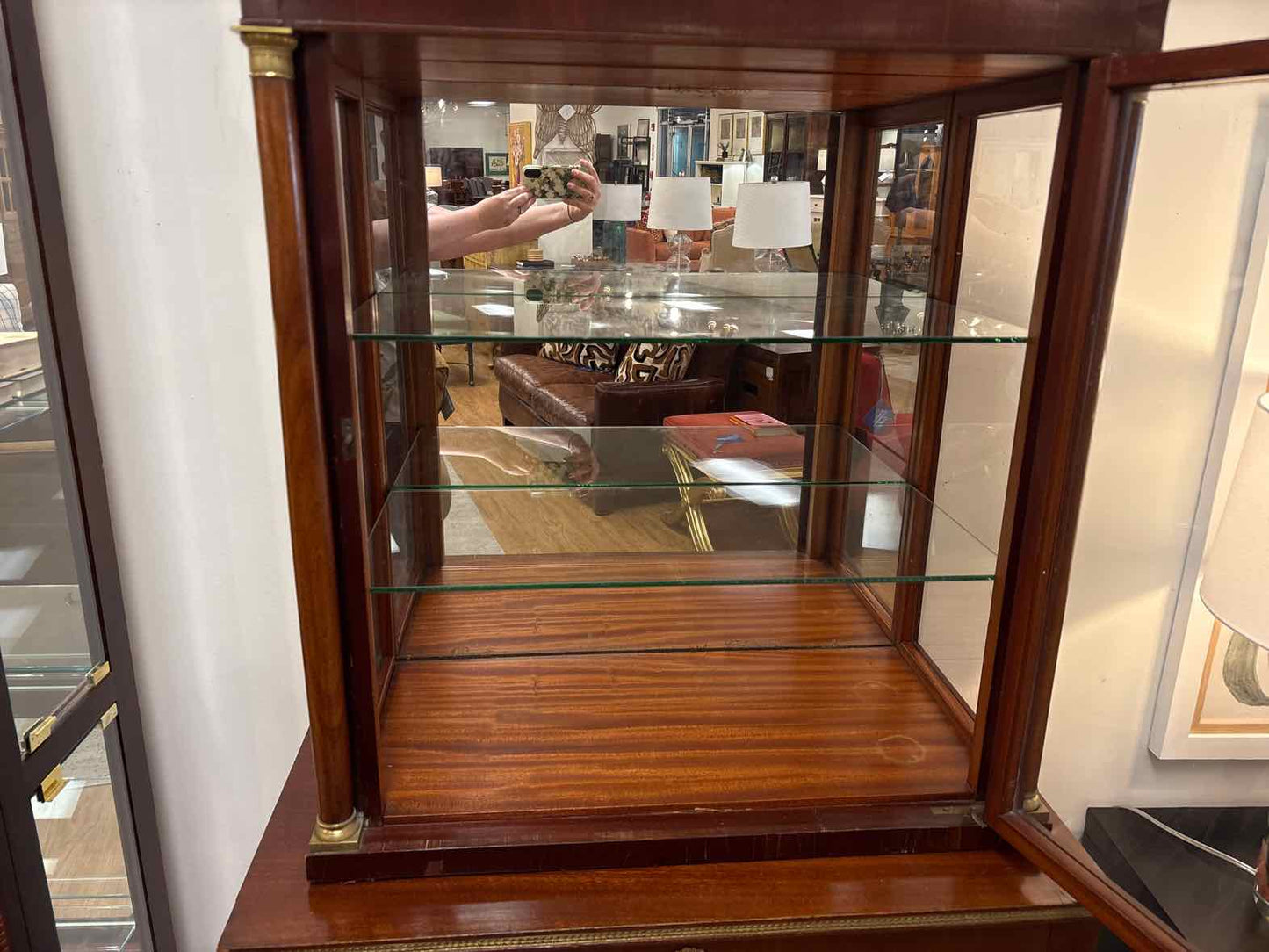 Viennese Mahogany Vitrine