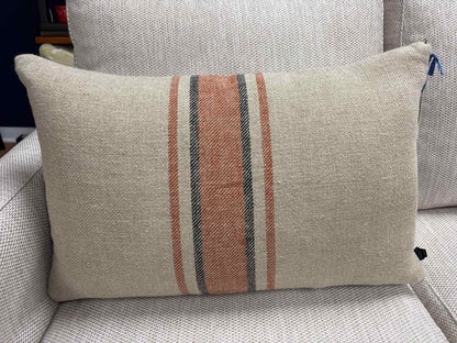 Haomy Striped Lumbar Accent Pillow