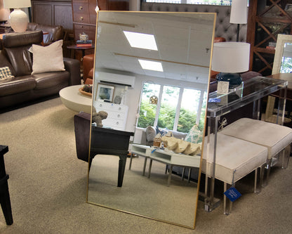 Gold Frame Floor Mirror