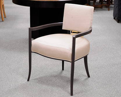 Set of 8 Caracole Upholstered Arm Chairs