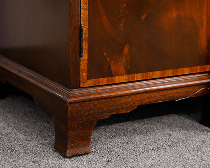 Inlaid Regency Style Mahogany Breakfront