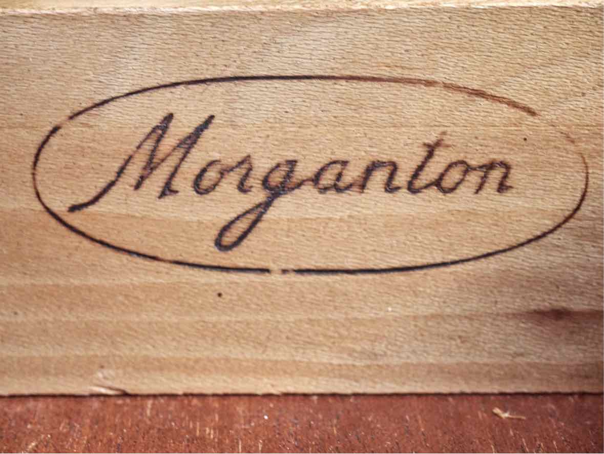 Pair of Morganton Mahogany Serpentine Nightstands
