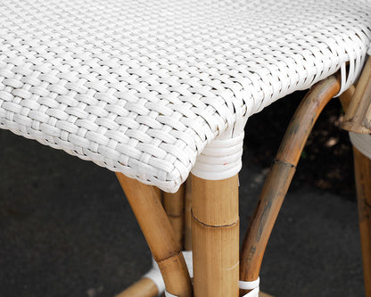 Set of 3 Serena & Lily "Riviera" Rattan Bar Stools