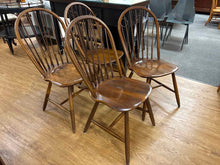 Asher Benjamin & Co. Set of 4 Windsor Dining Chairs
