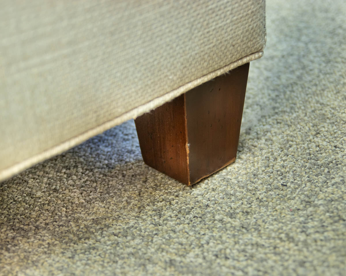 Baker Three Cushion Oatmeal Sofa
