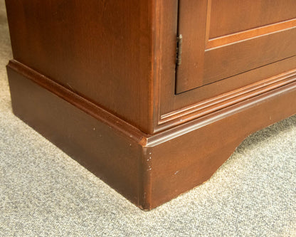 Louis Philippe 3-Door Server in Dark Cherry Finish
